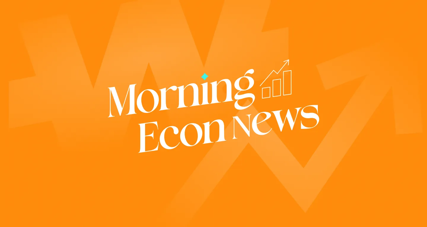 morning econ news라고 적힌 이미지