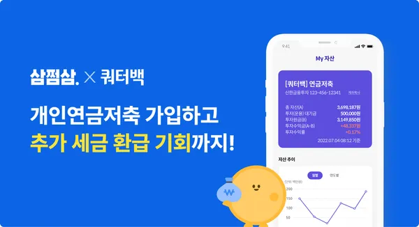 삼쩜삼 x 쿼터백,
“매년 최대 99만 원 추가 세금 환급 받으세요” testtest