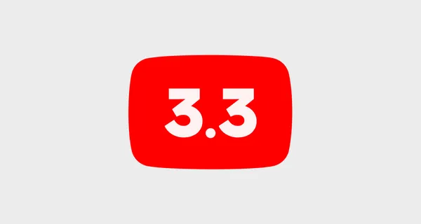 유튜브 로고에 삼쩜삼 로고가 합쳐진 모양의 일러스트