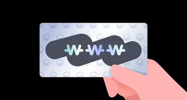 긁은 복권을 들고있는 사람 손 일러스트