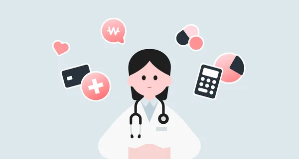 여자 의사 일러스트